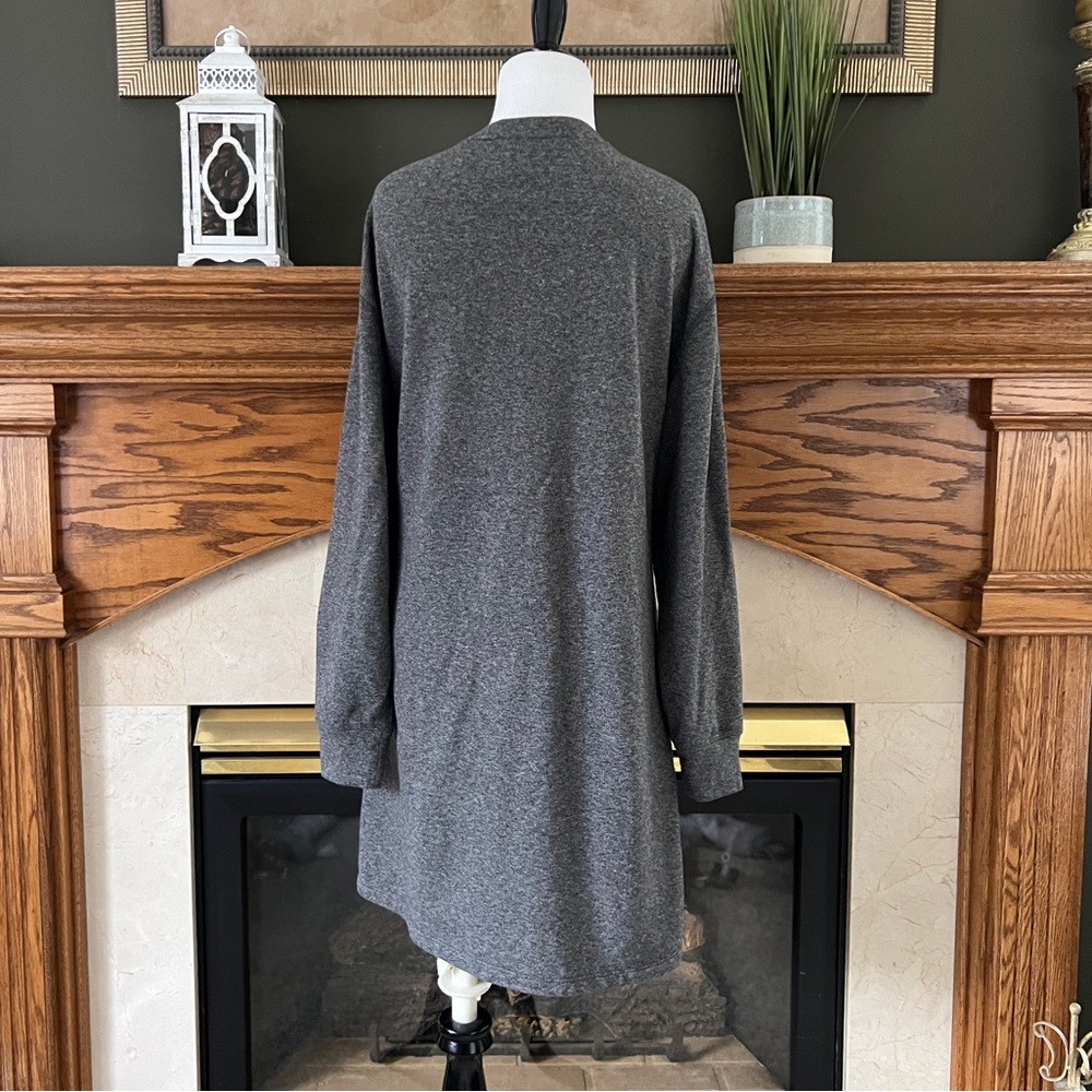 Cabi Women's Obsidian Crew Neck Long Sleeve Pullover Mini Dress Sz. L - Picture 9 of 13